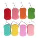 Bath Sponge 8pcs Simple Shape Bath Sponges Soft Bath Scrubbers Bathing Accessories for Kids Adults Assorted Color Loofah Sponge