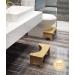 Bamboo Toilet Stool for Adults 6.5 - Non-Slip Bathroom Poop Stool for Healthy Posture - Portable and Original Design (Wood Color) - Buy Online on GoSupps.com