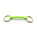 2" Loose Ring Durable Rubber Horse Pony Bit Snaffle COB Bradoon Mullen Green Bit (4")