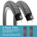 2 Pack 24/26x1.95 Inch Bike Tire Folding Bead Replacement - MTB Mountain Bicycle Tire Set with Tubes and Levers - Buy Online on GoSupps.com