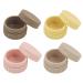 Small Cream Jars Organizer Jar for Loose Powder - Small Toiletries Container for Travel Gym Camping Beach