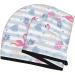 Quick-Dry Hair Towel Wrap | Button Turban for Fast Hair Drying | Flamingo & Pineapple Print - Buy Online on GoSupps.com