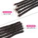 Real Hair Dreadlock Extensions - 20 Strands Handmade Crochet Locs (8 inch Dark Brown) - Buy Online on GoSupps.com
