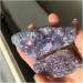 Beautiful 1PC Natural Amethyst Cluster Crystal Electroplating Titanium Quartz Cluster Stone Natural Quartz Crystal Room Decoration Stone Mineral Specimen (Size : 150-200g) - Buy Online on GoSupps.com