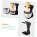 Magiclulu 5 Sets Razor Shaving Brushes for Men | Stainless Steel Facial Shaving Kit & Hair Clip - Buy Online on GoSupps.com