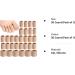 Soft Gel Toe Cushion Tubes - 30 Pieces for Corns, Blisters, Calluses - Toe Sleeves for Toe and Finger Protection - Buy Online on GoSupps.com