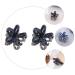 MILISTEN Mini Rhinestone Hair Claw Clips for Women Girls - 2pcs Flower Shape Non-Slip Jaw Clips - Buy Online on GoSupps.com