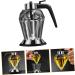Zerodeko Oil Can Olive Oil Pot Oiler Soy Sauce Bottle Soy Sauce Dispenser Olive Oil Jar Kitchen Oil Dispenser Cruet Bottle Oil Press Glass Bottle Oil Storage Vinegar Bottle Stainless Steel 15X8.5X8.5CM Black - Buy Online on GoSupps.com