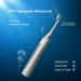 CD-04 Electric Toothbrush for Adults - Wireless Charging 4 Modes Pressure Sensor 240 Days Battery Life - White & Silver - Buy Online on GoSupps.com
