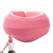 Roll Ruff - Adjustable Soft Neck Support for Sleeping | Best Neck Printing & Support for Men Women & Kids | Enhance Posture & Vertebrae Support in Pink - Buy Online on GoSupps.com