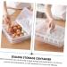 1 Pc Portable Egg Box Food Serving Tray Single Egg Holder Sealing Crisper Refrigerator re-usable - Buy Online on GoSupps.com