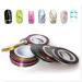 60 Sets Nail Art Striping Tape Line Nail Art Tips Decoration Sticker Tape for Dispenser Nail Art Tape Nails Stickers Shiny Glitter Tape Line Nail Tape for Nail Art Draw Box - Buy Online on GoSupps.com