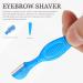 Fomiyes 48 STK Eyebrow Razor Kit - Mini Trimmer for Eyebrow & Face Hair Removal Travel-Friendly ABS Tools 12.5x2x0.2cm - Buy Online on GoSupps.com