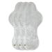 think ECO FDA Registered Printed Wing Type Pad 3p Organic Reusable Cotton Pads Menstrual Pads Sanitary Napkins Many Pattern 3 Pads. (Leaf Pattern Night Pad Puls) With Wings Leaf Pattern