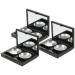 FRCOLOR 3 Sets Double Box Eye Shadow Box Highlighters Eyeshadow Cases Eyeshadow Pallet Cosmetics Travel Girl
