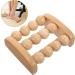 Iplusmile Wooden Massage Ball Scooter | Portable Deep Tissue Massager for Plantar Fasciitis Neck & Muscle Pain Relief - Buy Online on GoSupps.com