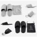 Comfysail Foldable Portable Towelling Slippers | Washable Grey | Travel Spa Hotel/Home Guest | Size 34-43 - Buy Online on GoSupps.com