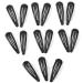 Black Metal Snap Hair Clips Set | Mini Slipproof Hair Clips for Kids - Perfect for Ponytails & Everyday Use - Buy Online on GoSupps.com