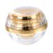 VINTORKY Cream Bottle Cream Sub Jar Multipurpose Sub Container Lotion Container Empty Cosmetic Clear Cosmetic Jar Pot Jar Travel Acrylic Bottle Body Empty Bottle Sample Box 7.1X6X6CM Golden