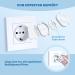 Child Safety Socket Covers - WEMK 30-Piece Set with Tesa Adhesive | Secure Socket Protection with Rotary Mechanism for Babies & Kids - Buy Online on GoSupps.com