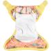 Close Pop-in Premium Bamboo Newborn Cloth Nappy - Soft & Absorbent Cheetah Print Reusable Nappy with Secure Aplix Fastener - Buy Online on GoSupps.com