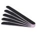 NAILFUN 5 Straight Files Black/Pink Grit 80/80 Pink black