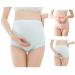 FEOYA Maternity Shorts Knickers High Elastic Cotton Safety Shorts Pants 2pcs L (110-132 lb) Brief Hohe Taille 005