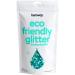 Hemway eco Friendly Biodegable Glitter 100g / 3.5 ounces Bio Cosmetic Safe Sparkle vegan for the face eyeshadow body hair nail and festival makeup - 1/8 "0.125" 3mm - Turquoise Holo