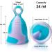 Buy Mini Ring Menstrual Cup - Small & Medium | Reusable Silicone | Easy Loop Pull Stem for Leak-Proof Period Protection - Buy Online on GoSupps.com