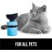 Gorilla Grip Portable Dog Water Bottle - Leak Proof 20oz Silicone Dispenser for Puppy Walks, Travel, Hiking - Keep Pets Hydrated on the Go - Black - Buy Online on GoSupps.com