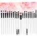 OHPHCALL 20pcs Portable Eye Makeup Eyeliner Eyeshadow Brush Kit Makeup Accessories Kit Para Pesta as - Buy Online on GoSupps.com