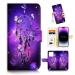 AjourTek Art Designed Flip Wallet Style Cover Case Fancy Flower Full Body Protection AD003 (#24884 Dream Catcher) Dream Catcher #24884