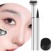Lower Lash Stamp | Bottom Lashes Stamps Set | 2 In 1 Waterproof Lower Eyelash Stencil Stamp with Eyeliner | Double-Ended Lashes Stamps Eye Makeup Tools for Beginners Black