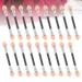 Beaupretty 150 Pcs Eyebrow & Eyeshadow Brush Kit - Double Head Makeup Applicators with Pink Sponges for Flawless Application - Buy Online on GoSupps.com