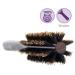 Small Round Hair Brush for Thin or Short Hair - Mini Boar Bristle Beard Brush for Men & Women - Buy Online on GoSupps.com