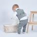 Famuka Baby Boys Gentleman Suit Blazer Toddler Tuxedo Clothing Set - Grey (Size 80) - Buy Online on GoSupps.com