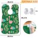 Dinosaurs Beard Bib Apron for Men - Non-Stick Waterproof Hair Catcher & Grooming Cape - Perfect Shaving Gift with Suction Cups - Buy Online on GoSupps.com