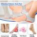 PORON Heel Cups for Plantar Fasciitis Relief - Made in USA | Heel Sleeves for Heel Spurs, Soreness & Bruising | Gray, Size W 11.5-15 / M 9-13 - Buy Online on GoSupps.com