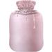 Buy Pink Glitter Drop Hot Water Bottle 2L - Rose Gold Plush Cover | Winter Warmer for Kids & Adults - Buy Online on GoSupps.com