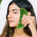 Gua Sha Massage Device with Resin Handle - Anti-Cellulite Tool for Back Neck Legs & Face | Body Shaping Massage - Buy Online on GoSupps.com