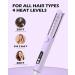 NOVUS Airflow Curling Iron 2-in-1 - Ceramic Flat Iron & Curling Wand with 360 Cool Air Anti-Scald 4 Temp Settings Auto Shutdown - Perfect for Lasting Curls on All Hair Types - Purple - Buy Online on GoSupps.com