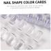 SOESFOUFU 3 Sets Nail Color Card Salon Using Accessory Color Show Cards Detachable Color Plate Nail Art Showing Practice Boards Manicure Color Cards Manicure Accessory Color Test Supplies - Buy Online on GoSupps.com