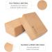 SNAKUGA Cork Yoga Block 2 Pack - Non-Slip 4'' or 3'' High Density Blocks for Pilates, Meditation, Fitness & Stretching - Supportive & Flexible Brick for Improved Poses Balance - 9x6x4 - Buy Online on GoSupps.com