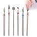 Nail Drill Bits Ceramic Nail Mill Bits Professional Remove Gel Acrylic Cuticle Diamond Tungsten Carbide Tools for Nail Beautify Polishing Clear Care Manicure Pedicure(JG#9)