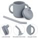 Mintlyfe Baby Trainer Cup - BPA-Free Silicone Sippy Cup for Toddlers 4oz - Pack of 2 (Sage & Ether) - Buy Online on GoSupps.com