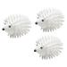 3pcs Hedgehog Dryer Balls Reusable Dryer Porcupine Ball for Dryer Machine Anti Static Soft Laundry Washing Balls (White) 3 Count (Pack of 1)