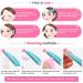Peach Fuzz Hair Removal Kit for Women | 12 Pcs Eyebrow & Face Razors Set for Exfoliation and Grooming | Dermaplane Facial Razors in Pink - Buy Online on GoSupps.com