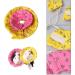 NashaFeiLi Elizabethan Pet Collar for Hamsters & Chinchillas | Adjustable Comfortable - Size M | Yellow & Pink Options - Buy Online on GoSupps.com