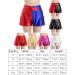 Women's Sparkly Cross V-Front Dance Shorts | High Waist Yoga Gym Rave Party Shorts with Pockets - Hot Pink (Large) - Buy Online on GoSupps.com