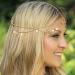 Runmi Head Chain with Zechin Tassels | Bridal Headpiece & Festival Hair Accessories for Women & Girls (Golden) - Buy Online on GoSupps.com